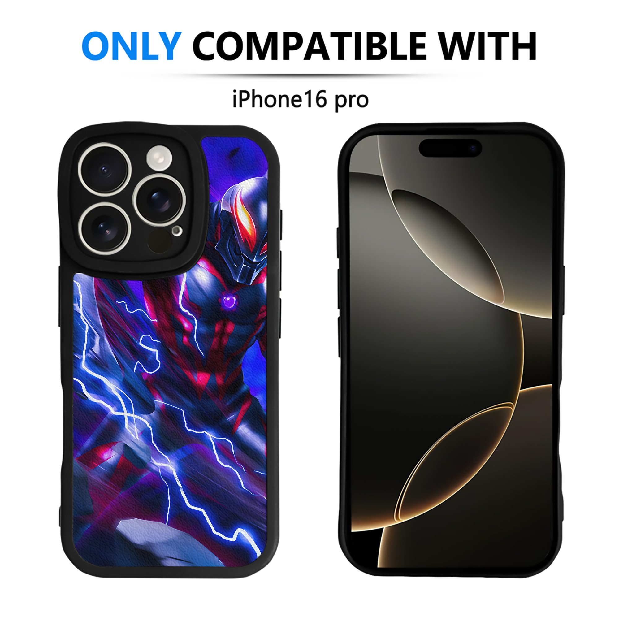 （画像用） ウルトラマン Ultraman 【iPhone 16シリーズ対応】シリコンスマホケース（レザー調） 材質：シリコン
